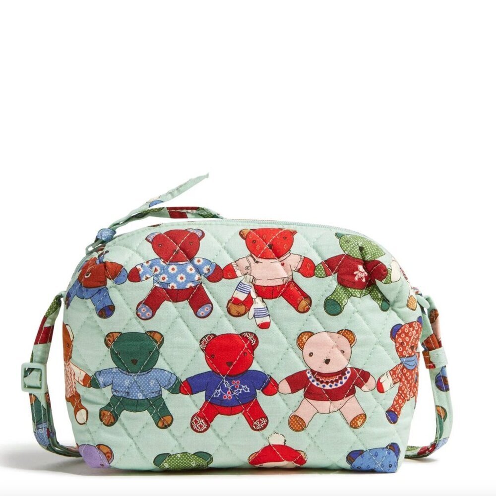 Vera Bradley Crossbody Camera Bag in Toasty Teddies NWT